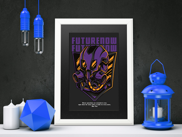 Quadro "Futuro agora"