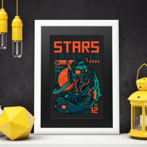 Quadro "Viajante estelar"